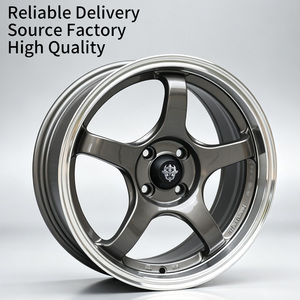 Jantes Flowtone Factory Racing à cinq branches de 16 pouces 4x100 en alliage d'aluminium moulé à déport profond pour Civic - Product Image 1