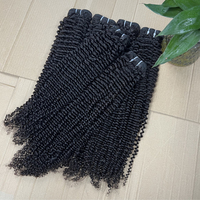 Cheveux Birmans Bruts 100% Naturels Non Traités 4B4C 3B3C Afro Kinky Bouclés Tissage de Cheveux Humains Paquets de Cheveux pour Extensions