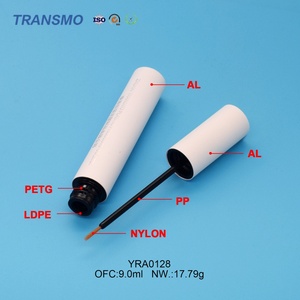Tubes de mascara en aluminium de luxe avec impression personnalisée, tube de brosse à cils pour emballage cosmétique de maquillage - Product Image 6