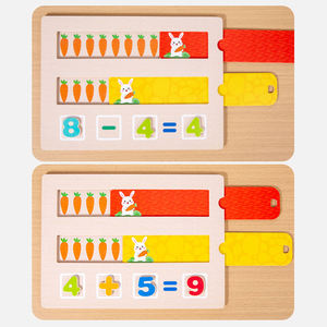 Tablero <span class=keywords><strong>de</strong></span> Cálculo <span class=keywords><strong>de</strong></span> Sumas y Restas <span class=keywords><strong>de</strong></span> Conejo y Zanahoria: Ejercicio <span class=keywords><strong>de</strong></span> Sentido Numérico, Pensamiento Lógico y Iluminación Matemática - Product Image 3
