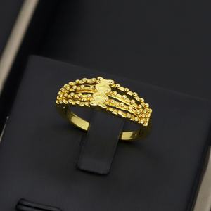 JXX Venta al por Mayor de Anillos de Latón Chapados en Oro de 24K en Múltiples Estilos, Joyería de Moda para Mujer, Anillos de Boda - Product Image 4