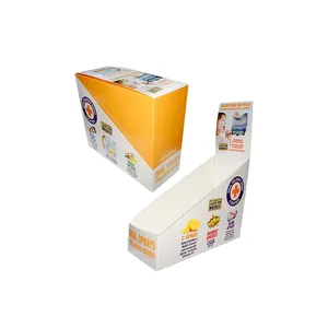 Boîte de comptoir de magasin détachable avec emballage personnalisé Boîte de présentation en carton papier au détail
