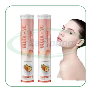 Vitaspring L-Glutathione máy tính bảng sản phẩm làm đẹp da làm trắng thuốc Halal 1000mg Vitamin C L-Glutathione viên sủi bọt - Product Image 1