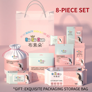 Disposable Toilet Tissue Set 100pcs Thickened Multi Functional Travel Family Size Non Woven Fabric Coreless Standard Roll - Product Image 3