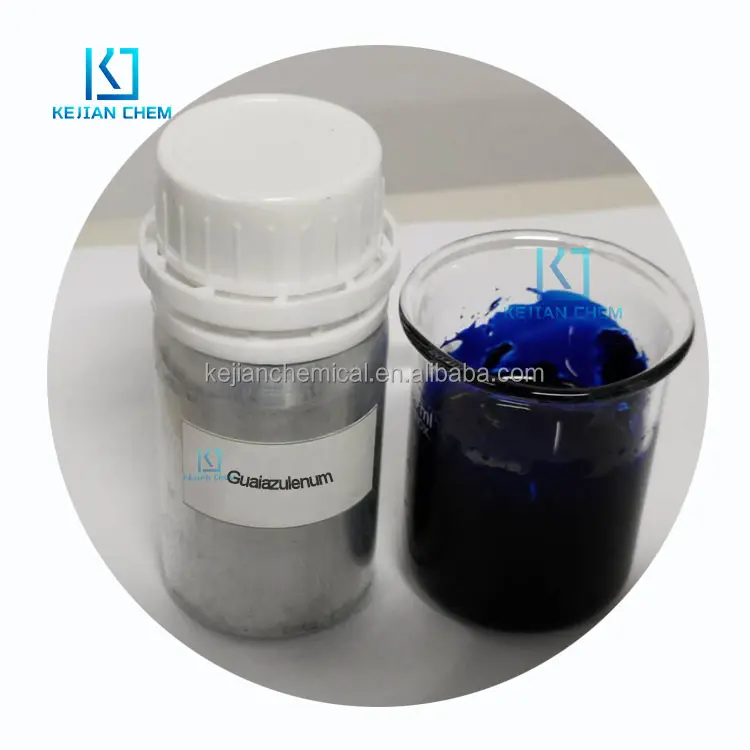 Cosmetic Raw Material 99% Guaiazulene CAS 489-84-9 Sample Available