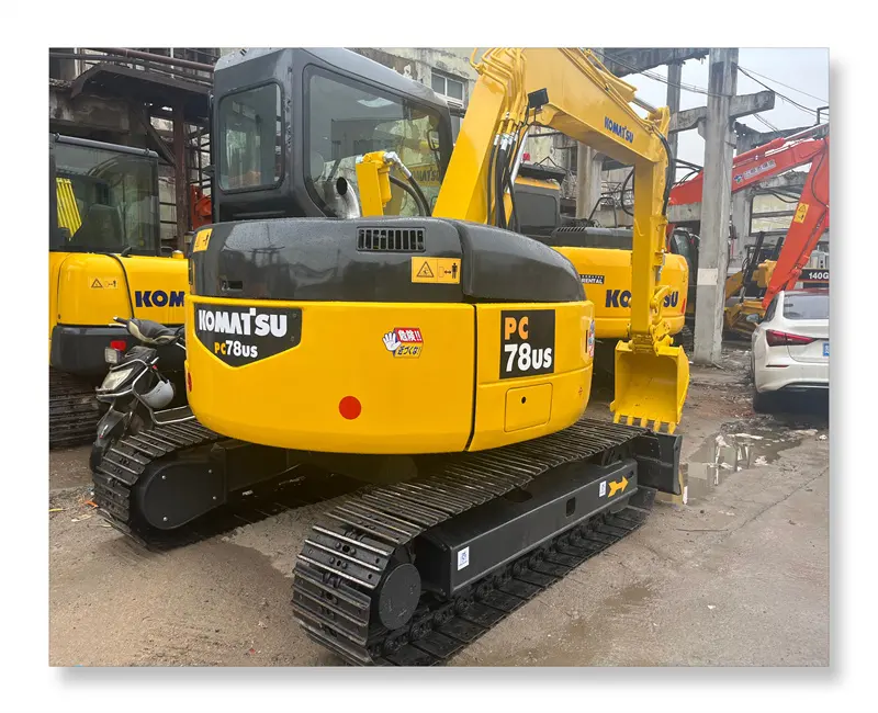 원래 사용 komatsu 78 굴삭기 건설 기계 사용 komatsu pc78 유압 굴삭기 판매