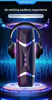 Masturbateur automatique 2 en 1 pour hommes, pompe à pénis, modes amovibles, taille de poche, masturbateur vaginal vibrant pour hommes