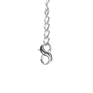 Accessoire de bijoux <span class=keywords><strong>à</strong></span> faire soi-même, en acier inoxydable, infini, Double face, <span class=keywords><strong>collier</strong></span>, lien, boucle, fermoir, Clip - Product Image 4