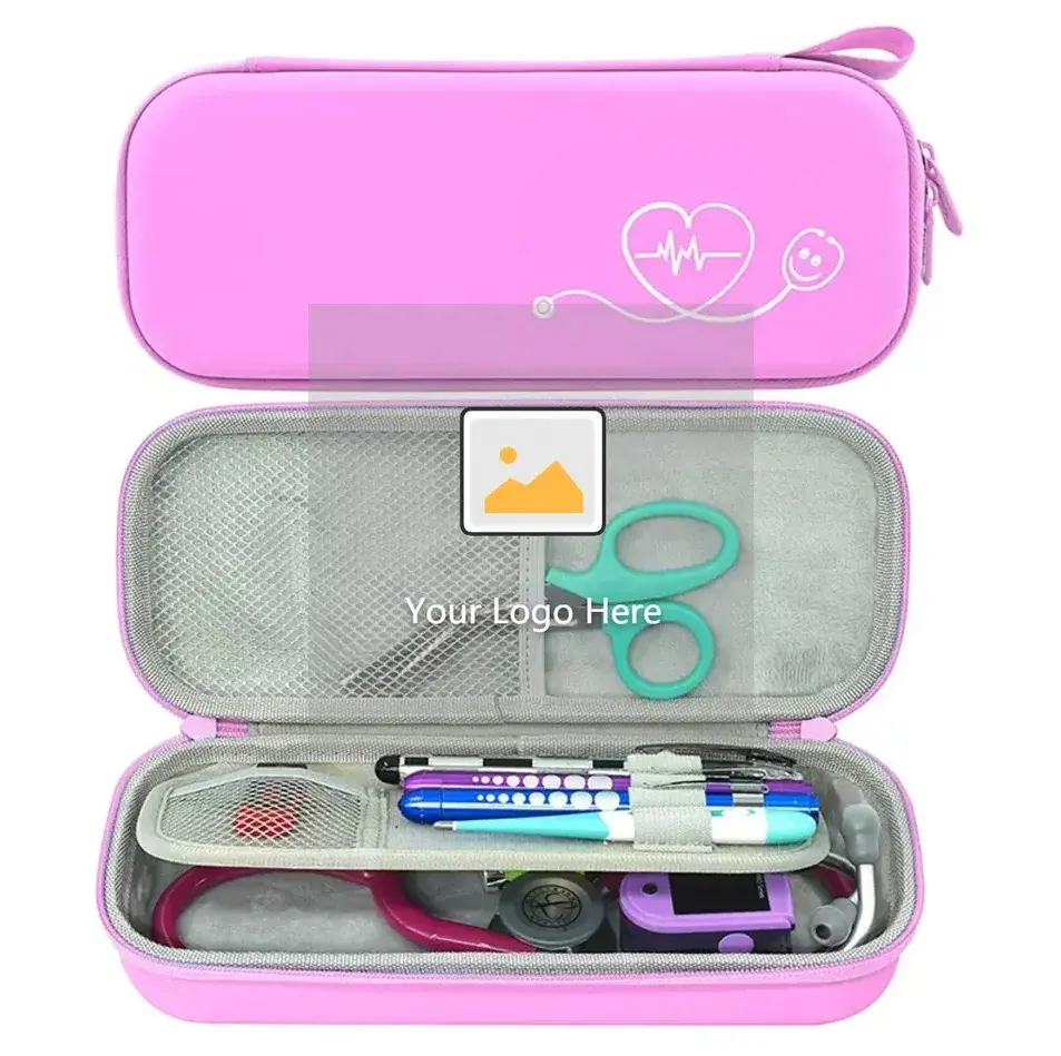 Lightweight Travel Carrying Hard Stethoscope Case bag  Stethoscopes Tote fits Nurse Penlight and EMT Medical Scissors