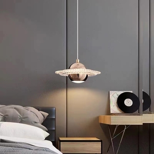 Lampu Gantung Kamar Tidur Klasik Bentuk Bulat Chandalire Modern Nordik Lampu Akrilik Gantung Dalam Ruangan untuk Restoran - Product Image 3
