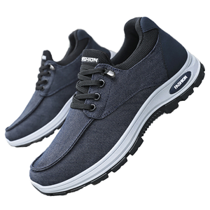 Scarpe da Corsa Uomo Autunnali Comode con Suola Morbida, Suola Spessa Traspirante, Tomaia in Mesh con Lacci, Nuovo Design a Bocca Bassa per Stabilità - Product Image 1