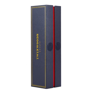 กล่องของขวัญไวน์ฝาพับยาวขายดีกล่องของขวัญไวน์ cajo de regalo de <span class=keywords><strong>Vino</strong></span> Larga de lujo CON <span class=keywords><strong>Tapa</strong></span> abatible personalizada (mayoreo) - Product Image 5