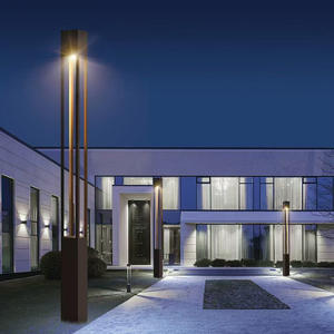 3M 야외 모던 LED 태양광 정원등 웜화이트 IP65 알루미늄 주택가 도로 빌라 공원 조명 - Product Image 3