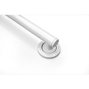 Barre d'appui en acier inoxydable poli, fabriquée avec soin, pour la sécurité des salles de bain hospitalières, avec vis de fixation de qualité commerciale - Product Image 6