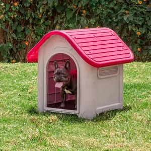 MQ Casa de perro Raza mediana สีม่วงแดง - Product Image 4