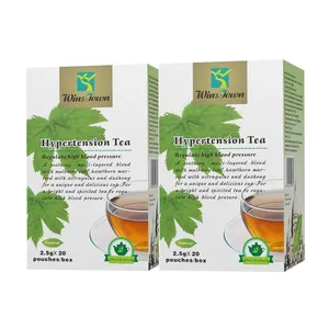 Saquinhos de chá de ervas naturais chinesas para reduzir a pressão arterial, chá anti-hipertenso
