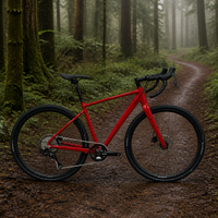 Vélo de gravier léger SpiritX Scout D9 1x10 vitesses, cadre en alliage d'aluminium 700c, fourche rigide, plateaux 42T, cassette 11-46T, axe traversant