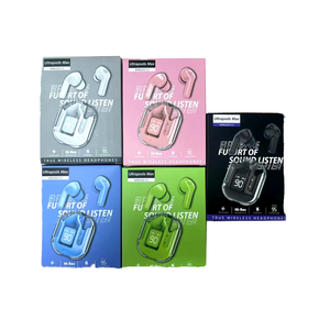 หูฟังไร้สาย <span class=keywords><strong>Air</strong></span> 31 TWS พร้อมจอ LED แสดงผล บลูทูธ 5.3 เสียงสเตอริโอ กันน้ำแบบโปร่งใส หูฟังเล่นเกม ชิปเซ็ต Jl - Product Image 4