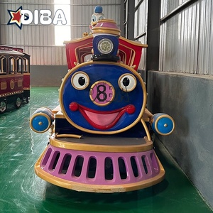 Tren eléctrico sin rieles de Metal Rojo Negro Centro comercial Paseo en tren para niños Paseos en tren eléctrico para niños - Product Image 2