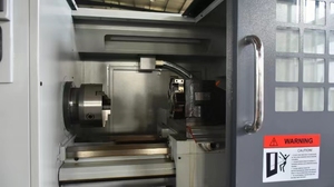 Torno CNC de bancada plana de doble husillo para trabajo medio, con control GSK, modelo CK6432/500/750mm, fabricado en China - Product Image 4