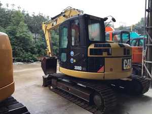 Excavatrice d'occasion de haute qualité CAT 308 8 tonnes pelle hydraulique d'occasion sur chenilles à Shanghai Yard - Product Image 3