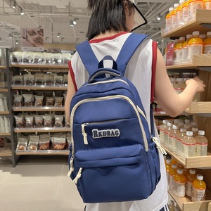 Hanfeng Beauty Bags <b>Backpack</b> White 15 Inches Ultralight For <b>School</b> Travel Laptop Use - Product Image 2
