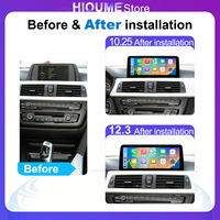 Navegación GPS para BMW Serie 3 4 F30 F31 F32 F33 F34 F36 13-18, Carplay Android 15, Radio Multimedia para Auto, Reproductor de Video DVD