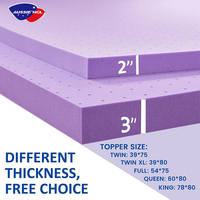 Matelas en mousse à mémoire de forme de haute qualité et haute densité, fabriqué en Chine, moderne, en boîte, tailles Queen, Simple et King Size