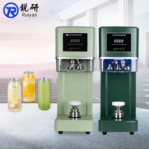 Fast Non-rotation Automatic Plastic PET Bottle Cup Sealer Cans Seamer Sealing Machines