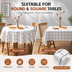 Mantel Desechable Impermeable y Resistente al Aceite, Grueso, Tejido, Estampado, Cuadrado, para Hogar, Fiestas y Hoteles - Product Image 4