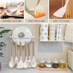 33 Pcs Spatula Set <b>Kitchen</b> Silicone Cooking Utensils <b>Kitchen</b> <b>Gadgets</b> <b>Kitchen</b> Silicone Spoons Utensils Set for Cooking - Product Image 5