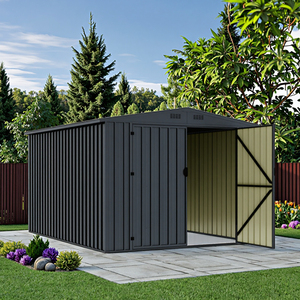 Kit de construction de hangar métallique EG0810-H160-2H, hangar pour <span class=keywords><strong>moto</strong></span>, rangement extérieur, <span class=keywords><strong>abri</strong></span> de <span class=keywords><strong>jardin</strong></span> - Product Image 4