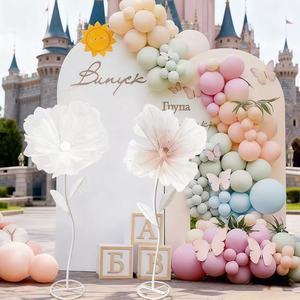 Nuovi Fiori Artificiali in Seta per Palcoscenico Nuziale e Fiori in Seta Vera su Rete per Decorazioni Matrimoniali OEM - Product Image 1