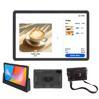 Nueva Tableta POS Android NFC de 10.95 Pulgadas con WiFi 6 para Pedidos en Restaurantes, RK3576S de Doble Núcleo, 4GB de RAM, con Base de Carga