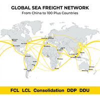 Agente de Carga Marítima LCL + Transporte Terrestre China-Kenia/Nigeria/Ghana/Sudáfrica, Servicios de Logística Puerta a Puerta DDP, DAP, DDU, 20-45 Días