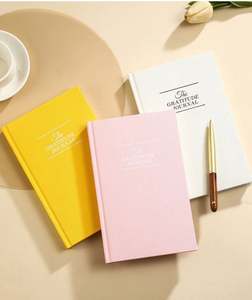 Diario de Gratitud al por Mayor de Fábrica, Cuaderno A5 Espiral con Logotipo Personalizado, Agenda Semanal/Mensual para Objetivos, Manifestación, Color Personalizado - Product Image 6