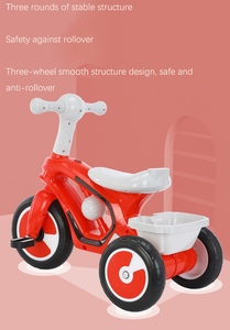 Triciclo Infantil con Cubo, Luces y Música, Antivuelco, CFB-TR-868, Seguro, de Acero con Alto Contenido de Carbono, 3 Ruedas, para Niños - Product Image 6