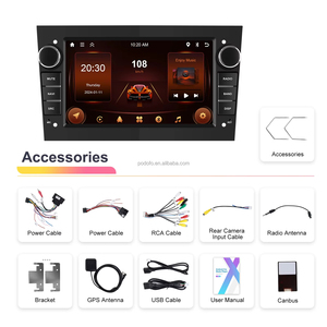 วิทยุติดรถยนต์ Podofo 2 Din ระบบ Android 2+64G หน้าจอ 7 นิ้ว รองรับ Wireless Carplay/Android Auto GPS/WiFi สำหรับรถยนต์ Opel Astra Antara Vectra Corsa Zafira - Product Image 6
