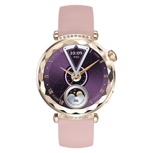 <span class=keywords><strong>Montre</strong></span> connectée de mode pour femmes, prix de gros, personnalisée, étanche IP68, écran AMOLED de 1,19 pouce - Product Image 5