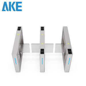AKE Sistema de Torniquete Peatonal de Contacto Seco con Barrera Oscilante de Aleación de Aluminio y Reconocimiento Facial Rápido, Anti-Embestida de Trasero - Product Image 1