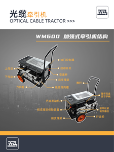 <span class=keywords><strong>Tire</strong></span>-câble électronique et machine de traction pour le tirage de fibres optiques et le passage de conduites souterraines et aériennes - Product Image 2