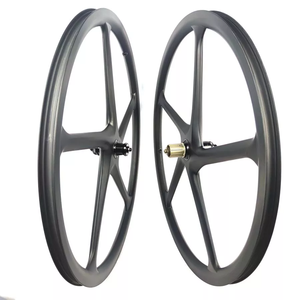 Grande roue de <span class=keywords><strong>vtt</strong></span> à 6 boulons en Fiber de carbone avec moyeu à 5 rayons, jantes de bicyclette, motocyclette, MTB5S, 29 pouces, Sram XD - Product Image 4