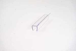 Hydrorelax Frameless Shower Door Seal Strip PVC Rubber Drip Rail Bottom Sweep para Glass Shower Screen 6-12mm - Product Image 4