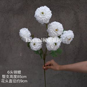 ดอกชบาประดิษฐ์ 6 หัว ขนาด 85 ซม. สำหรับตกแต่งงานแต่งงาน รุ่น Secret Garden - Product Image 4