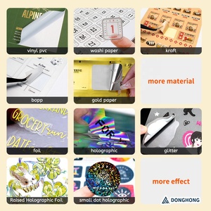 Fogli di Adesivi Decorativi Personalizzati per Planner e Diari, Adesivi con Lamina Dorata e Taglio Kiss-Cut - Product Image 5