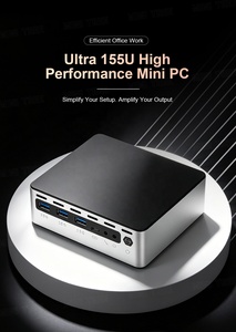 Mini PC de Escritorio Ultra Compacto 1Th U5 125U U7 155U DDR5 12 Núcleos M.2 SSD Placa Base de 12CM para Oficina, <span class=keywords><strong>Juegos</strong></span>, IA y Robótica - ¡Oferta Especial! - Product Image 4