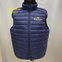 Gilet matelassé léger et ajusté pour homme, sans manches, avec col montant, veste sans manches chaude en duvet pour l'hiver