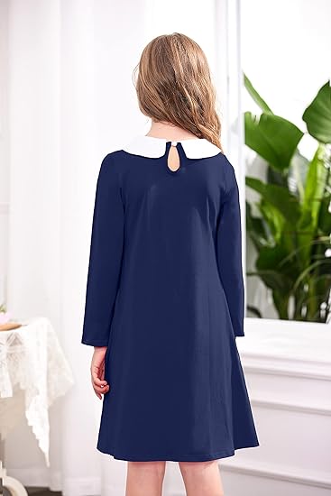 Wholesale Girls Lapel Navy Blue Long Sleeve Dress Primary School Graduation Dresses School Uniform Dress| Alibaba.com Wholesale Girls Lapel Navy Blue Long Sleeve Dress Primary School Graduation Dresses School Uniform Dress| Alibaba.com
