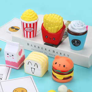 ของเล่นทำจากไวนิลรูปการ์ตูนสำหรับเด็กของเล่น<span class=keywords><strong>รูป</strong></span>เฟรนช์ฟรายส์จำลองน่ารักสำหรับเด็ก - Product Image 3