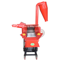 LUODATE Machine agricole à bon prix Machine à couper les paillettes d'herbe Machine à couper les paillettes de blé, maïs, soja pour l'alimentation animale